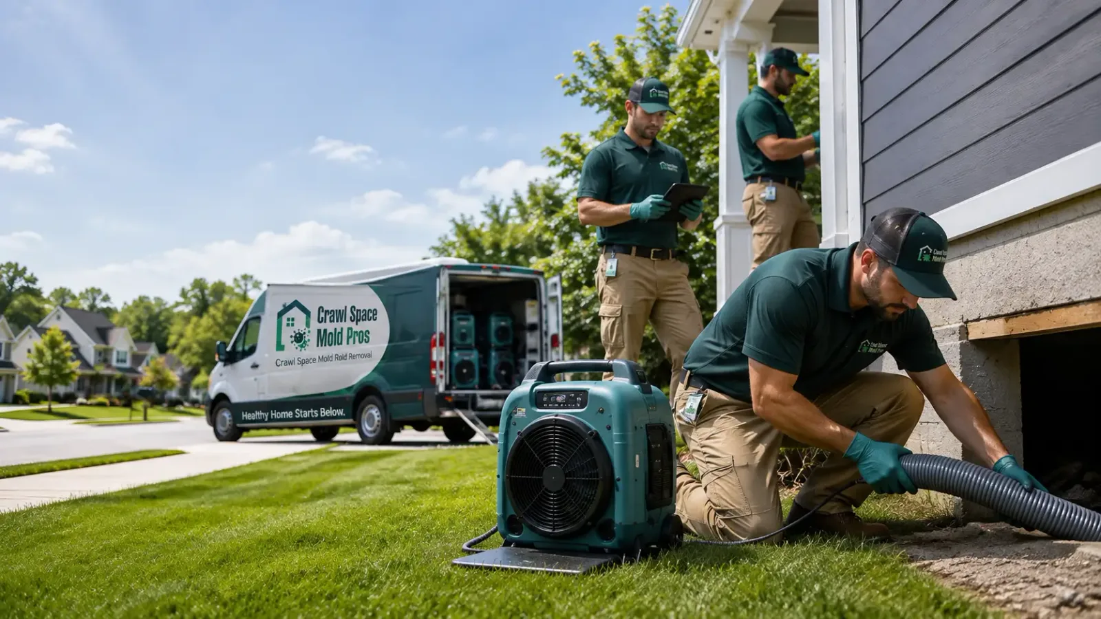 Crawl Space Mold Removal in Abilene, KS